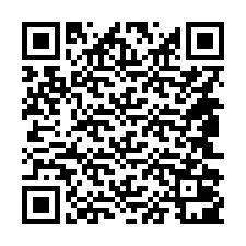 QR Code สำหรับหมายเลขโทรศัพท์ +14842001178