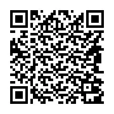 QR-code voor telefoonnummer +14842001184