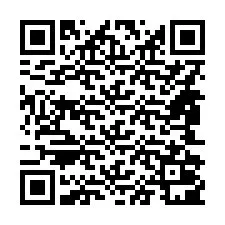 電話番号のQRコード +14842001187