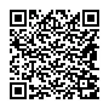 Código QR para número de teléfono +14842001195