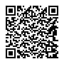 QR Code สำหรับหมายเลขโทรศัพท์ +14842001205