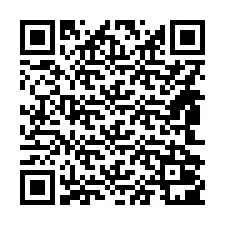 QR kód a telefonszámhoz +14842001215