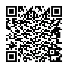 QR-koodi puhelinnumerolle +14842001242