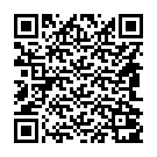 QR-код для номера телефона +14842001244