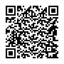 QR kód a telefonszámhoz +14842001245