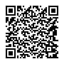 Código QR para número de telefone +14842001250