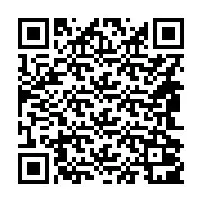 QR kód a telefonszámhoz +14842001254