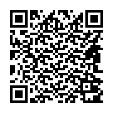 QR-код для номера телефона +14842001257