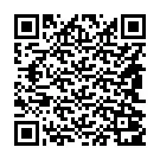 QR-код для номера телефона +14842001274