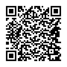 QR-koodi puhelinnumerolle +14842001277