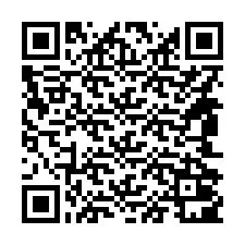 QR-koodi puhelinnumerolle +14842001280