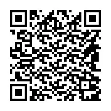 QR kód a telefonszámhoz +14842001291