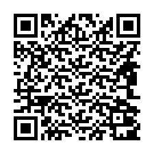 QR-koodi puhelinnumerolle +14842001302