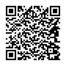 QR-код для номера телефона +14842001303