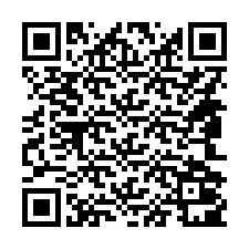 QR kód a telefonszámhoz +14842001308