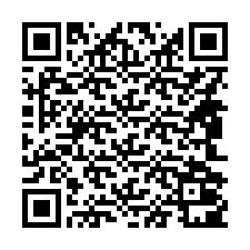 Codice QR per il numero di telefono +14842001312