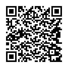 QR код за телефонен номер +14842001334