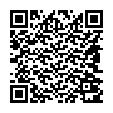 QR kód a telefonszámhoz +14842001338