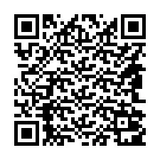 QR-код для номера телефона +14842001418