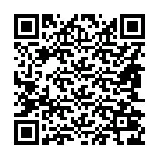 QR-Code für Telefonnummer +14842026187