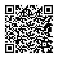 QR код за телефонен номер +14842224095