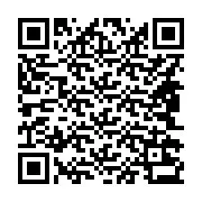 Código QR para número de teléfono +14842233836