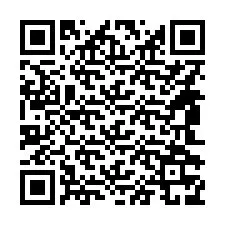 QR код за телефонен номер +14842379350