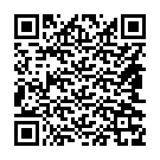 QR код за телефонен номер +14842379389