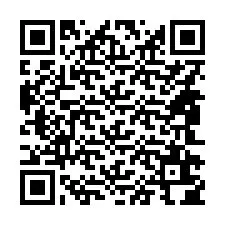 QR-koodi puhelinnumerolle +14842604553