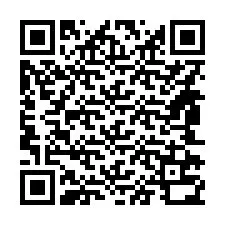 Código QR para número de telefone +14842730085