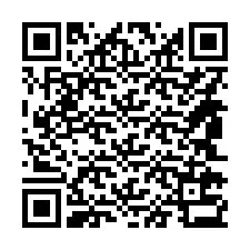 QR-code voor telefoonnummer +14842733871