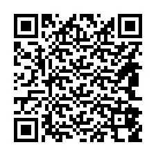 Código QR para número de teléfono +14842858821