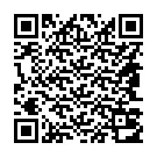 Código QR para número de teléfono +14843012468