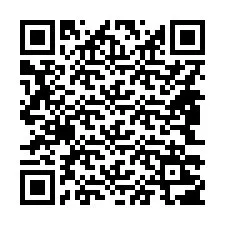 QR код за телефонен номер +14843207626