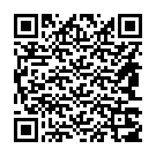 Código QR para número de telefone +14843207831