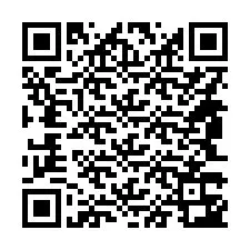 QR kód a telefonszámhoz +14843343964