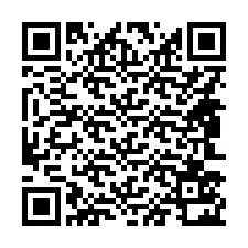 QR-Code für Telefonnummer +14843522756