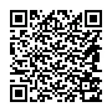 QR-код для номера телефона +14843522781