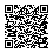 QR код за телефонен номер +14843830098