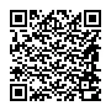 Código QR para número de telefone +14844700755