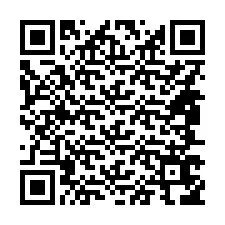 Codice QR per il numero di telefono +14847656693