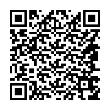 QR код за телефонен номер +14847656698