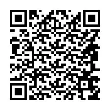 QR-код для номера телефона +14847656716