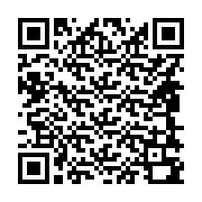 QR-код для номера телефона +14848390006