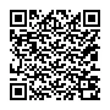 Código QR para número de teléfono +15013020111