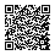 QR-koodi puhelinnumerolle +15015881716