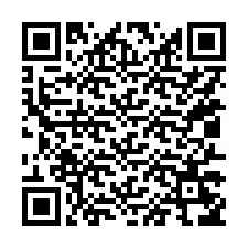 QR-koodi puhelinnumerolle +15017256560