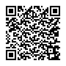 Código QR para número de teléfono +15017643426