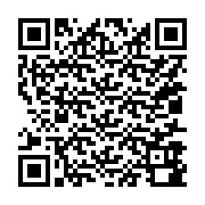 Código QR para número de telefone +15017980184