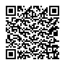 Código QR para número de telefone +15027165845